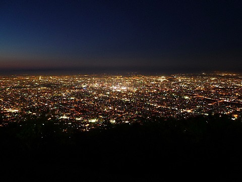 札幌の夜景